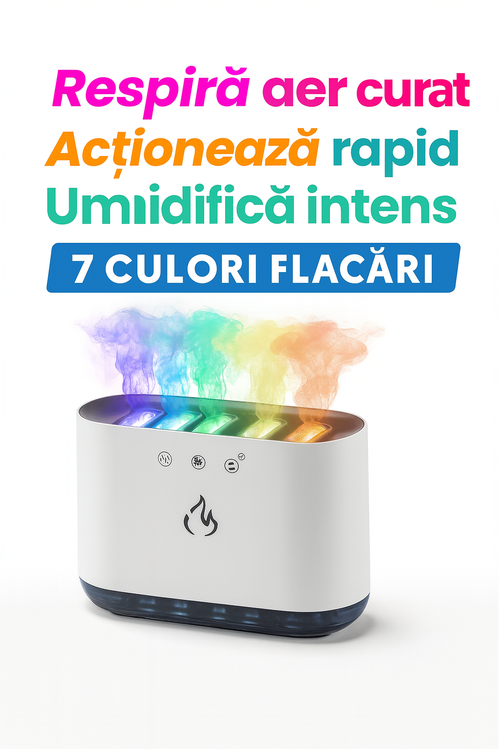 Umidificator cu Lumini